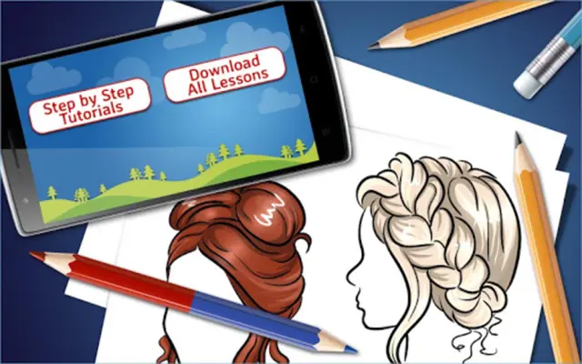 Draw HairStyle android App screenshot 1