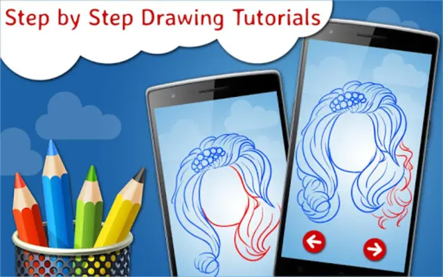 Draw HairStyle android App screenshot 2